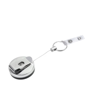 Jojo metall 38 mm med ring och clips