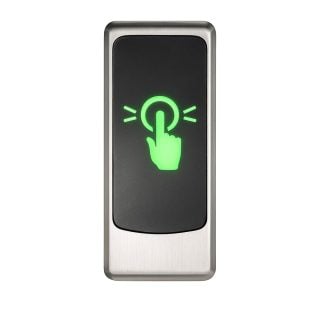 Öppnaknapp Touch Standard – Smalprofil Metall, IP65, 12–36V (NO/NC/COM)