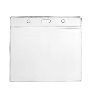 Plastficka/korthållare Transparent Liggande 95x80