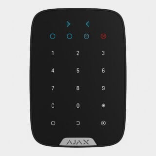 Ajax KeyPad Plus Manöverpanel Plus DESFire Svart - Inbyggd RFID läsare