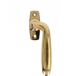 Spanjoletthandtag Handtag 2689 Höger 8X43 Olackad Polerad Mässing - SIBES
