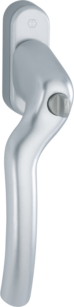 Fönsterhandtag Handtag Tokyo 0710/U76 Vänster Låsvred 8X56 F1 Silver - HOPPE