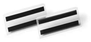 Etiketthållare magnetisk HARD COVER 150x67 mm