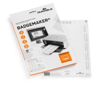 BADGEMAKER® etiketter till namnskylt 40x75
