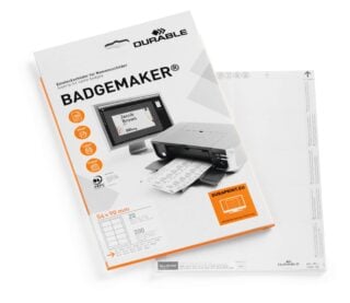 BADGEMAKER® etiketter till namnskylt 54x90