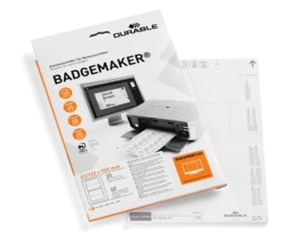 BADGEMAKER® etiketter till bordsskylt 61x150