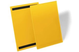 Plastficka A4S magnetisk