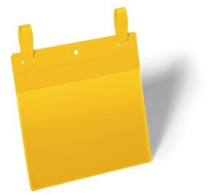 Plastficka A5L med fästband