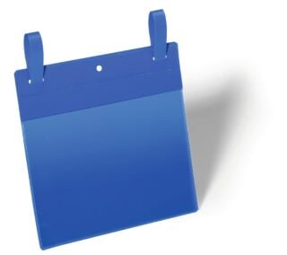 Plastficka A5L med fästband