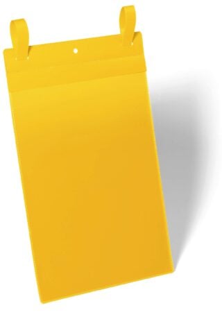 Plastficka A4S med fästband