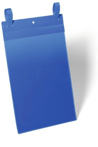 Plastficka A4S med fästband