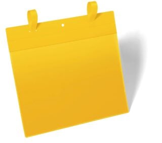 Plastficka A4L med fästband