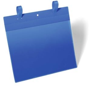 Plastficka A4L med fästband