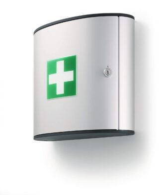 Första hjälpen skåp FIRST AID BOX M med innehåll enl. DIN 13164:2022