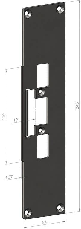 Safetron Monteringsstolpe SA43