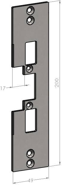 Safetron Monteringsstolpe SA76