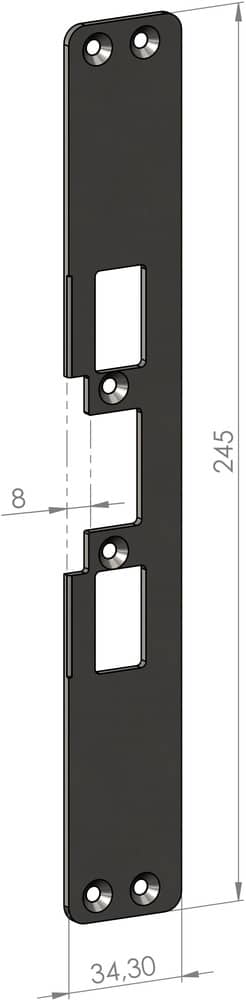 Safetron Monteringsstolpe SA45