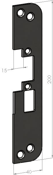 Safetron Monteringsstolpe SA50H-15