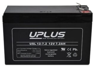 Batteri 12V 7,2Ah  UPLUS i 10-12år Pro Version