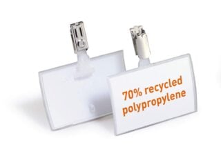 Namnskylt CLICK FOLD 54x90, hängselclips