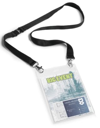Namnskylt A6, halsband duo