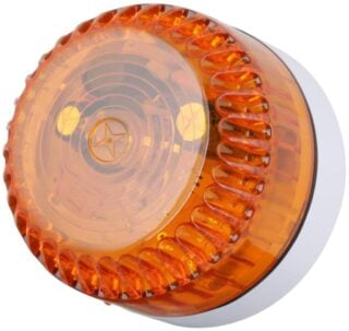 Blixtljus Vit/Orange Solex