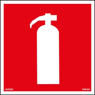 Skylt Brandsläckare 200X200 Mm