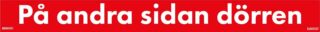 Dekal "På Andra Sidan Dörren"