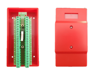 Brandlarmsbox röd 20 polig Sk/Sk – 2.5mm2