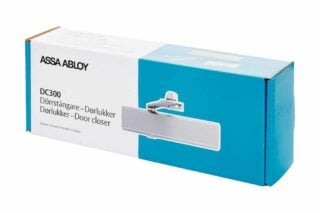 ASSA DC300 Dörrstängare – Komplett kit – EN 3-6 – Standardarm L190 – Silver