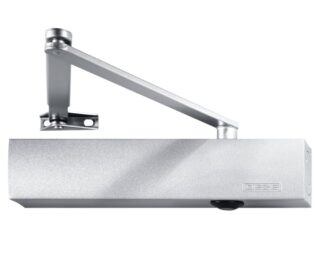 GEZE TS 4000 Dörrstängare – Komplett kit – EN 1-6 – Standardarm – Silver