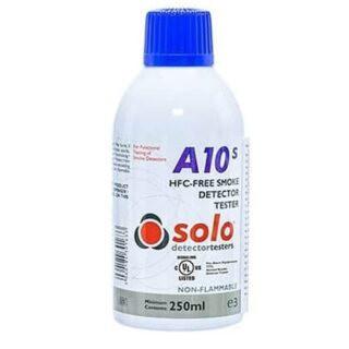 Detectortesters SoloA10S HFC-Free Non-Flammable Smoke Aerosol for Testing Detectors, 250ml Can