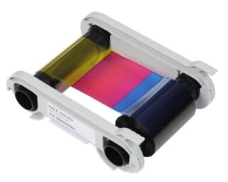 Färgband Evolis YMCKO - 400, halvpanel (400 utskrifter)