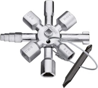 VAKTMÄSTARNYCKEL KOPPLINGSSKÅPSNYCKEL KNIPEX TWINKEY