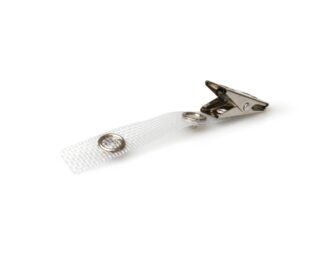 Krokodilklämma metallp och 70 mm extra förstärkt band (100 Pack)