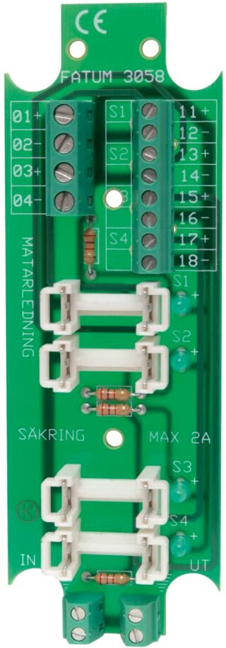 Säkringsplint 1 In - 4 Ut