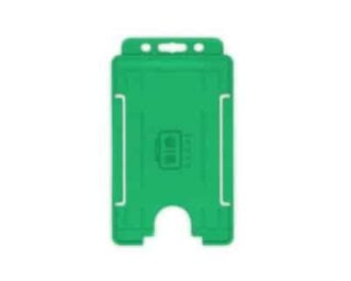 Korthållare för passerkort / ID-kort – Eko BioBadge CR80 Stående, Enkelsidig, Grön (100-pack)