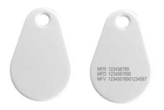 Mifare 1k Classic ABS Pro Svart – 2,9 mm Färdiga systemnummer (Mifare 13,56 MHz)