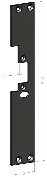Safetron Monteringsstolpe SA601H-15