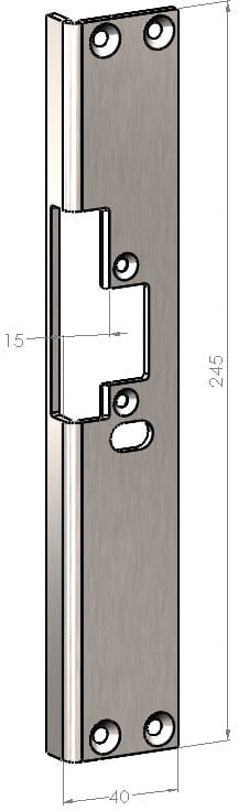 Safetron Monteringsstolpe SA602H-15