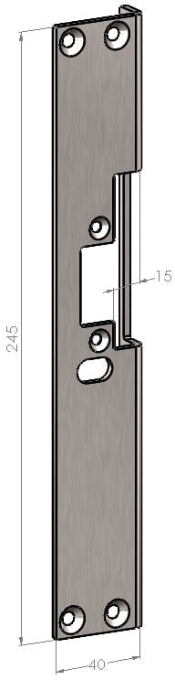 Safetron Monteringsstolpe SA602V-15