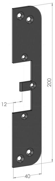 Safetron Monteringsstolpe SC87-12