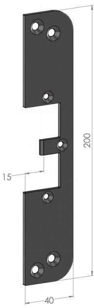 Safetron Monteringsstolpe SC87-15