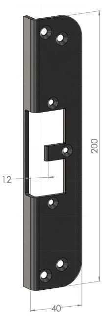Safetron Monteringsstolpe SC87B-12