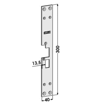 Monteringsstolpe ST183-B Höger