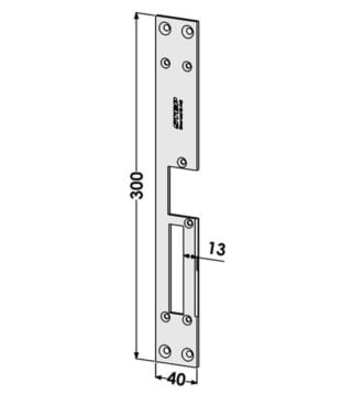 Monteringsstolpe ST185-A Vänster