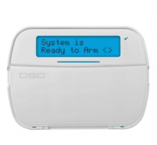 DSC HS2LCDWF Wireless Full Message LCD Keypad PowerGF  Stöder Engelska, franska, italienska, tyska, holländska och polska.