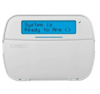 DSC HS2LCDRFP Hardwired Keypad Prox med Radio PowerG - Svensk Text