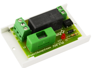Relämodul 12V DC/AC 6A 1 st vxl relä C/NC/NO 30VDC / 250VAC max.