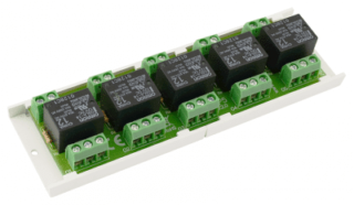 Relämodul 12V DC med 5 st vxl reläer C/NC/NO